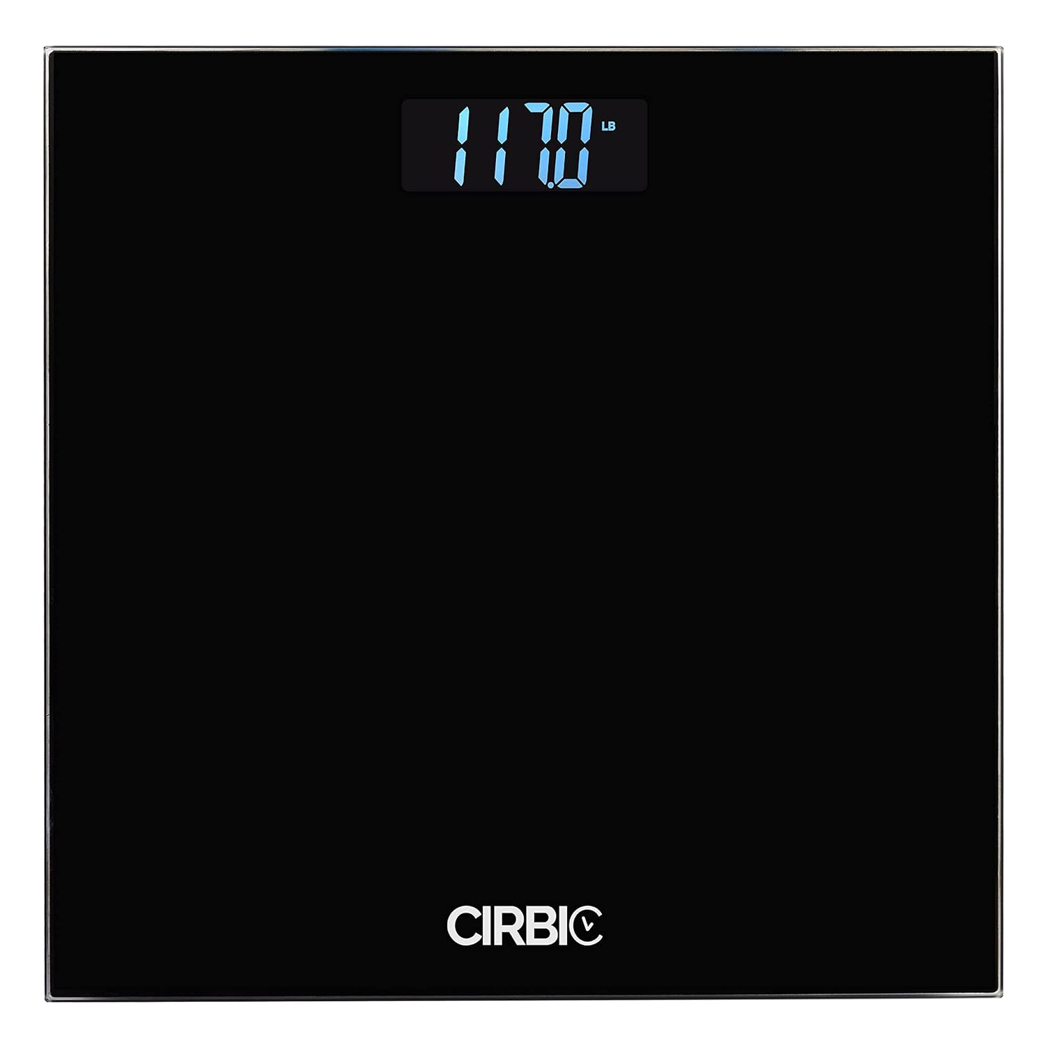 Talking Bathroom Scales with Loud Voice and Backlit Big Numbers Tempered Glass

