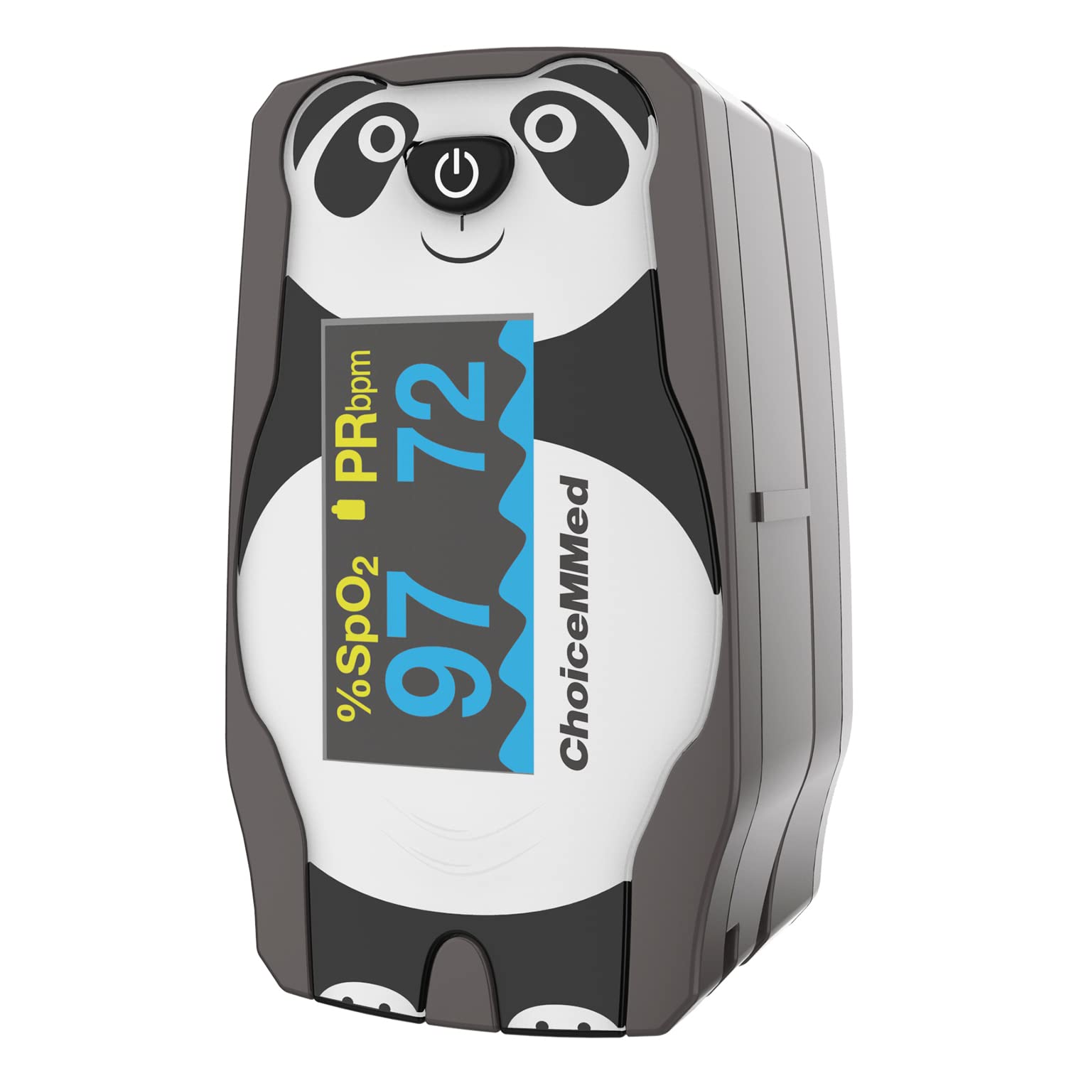 ChoiceMmed Panda Pediatric Fingertip Pulse Oximeter, OLED SpO2 PR Monitor

