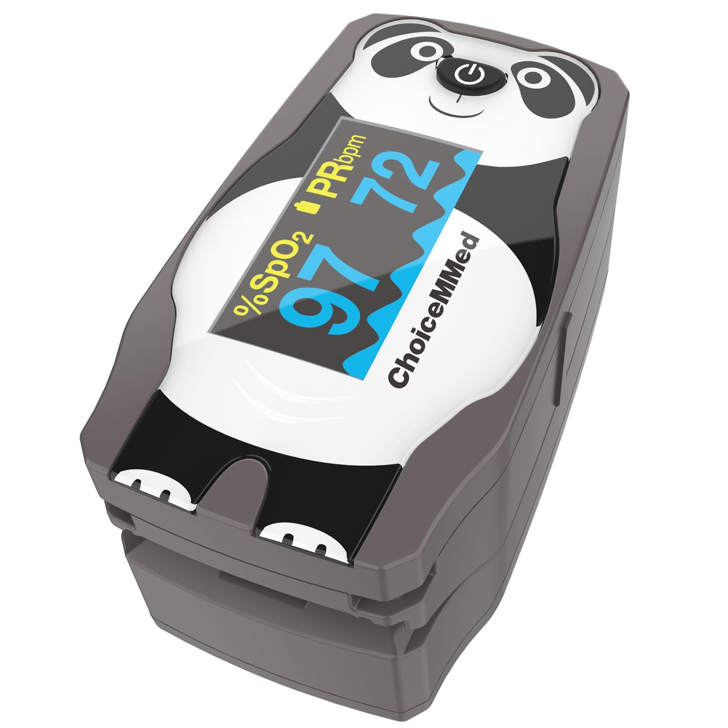 ChoiceMmed Panda Pediatric Fingertip Pulse Oximeter, OLED SpO2 PR Monitor

