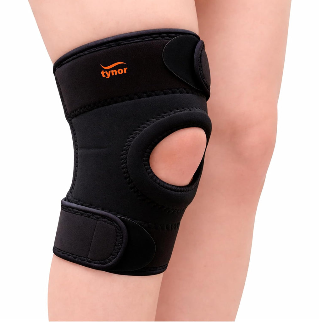 TYNOR Adjustable Knee Compression Sleeve with Neoprene Patella Support Brace

