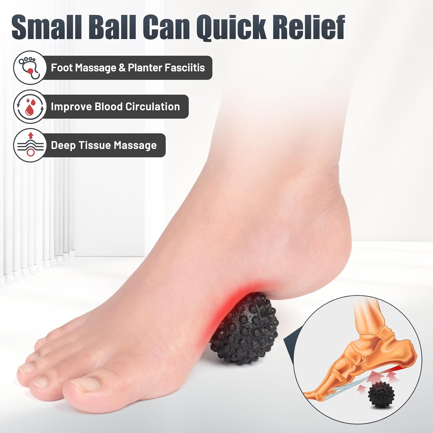 Plantar Fasciitis Night Splint Brace with Memory Foam Pad and Adjustable Straps

