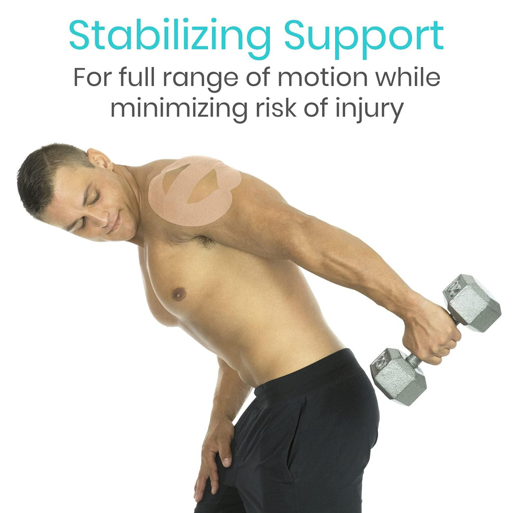 Vive Kinesiology Tape Roll, Water-Resistant Therapeutic Muscle Support

