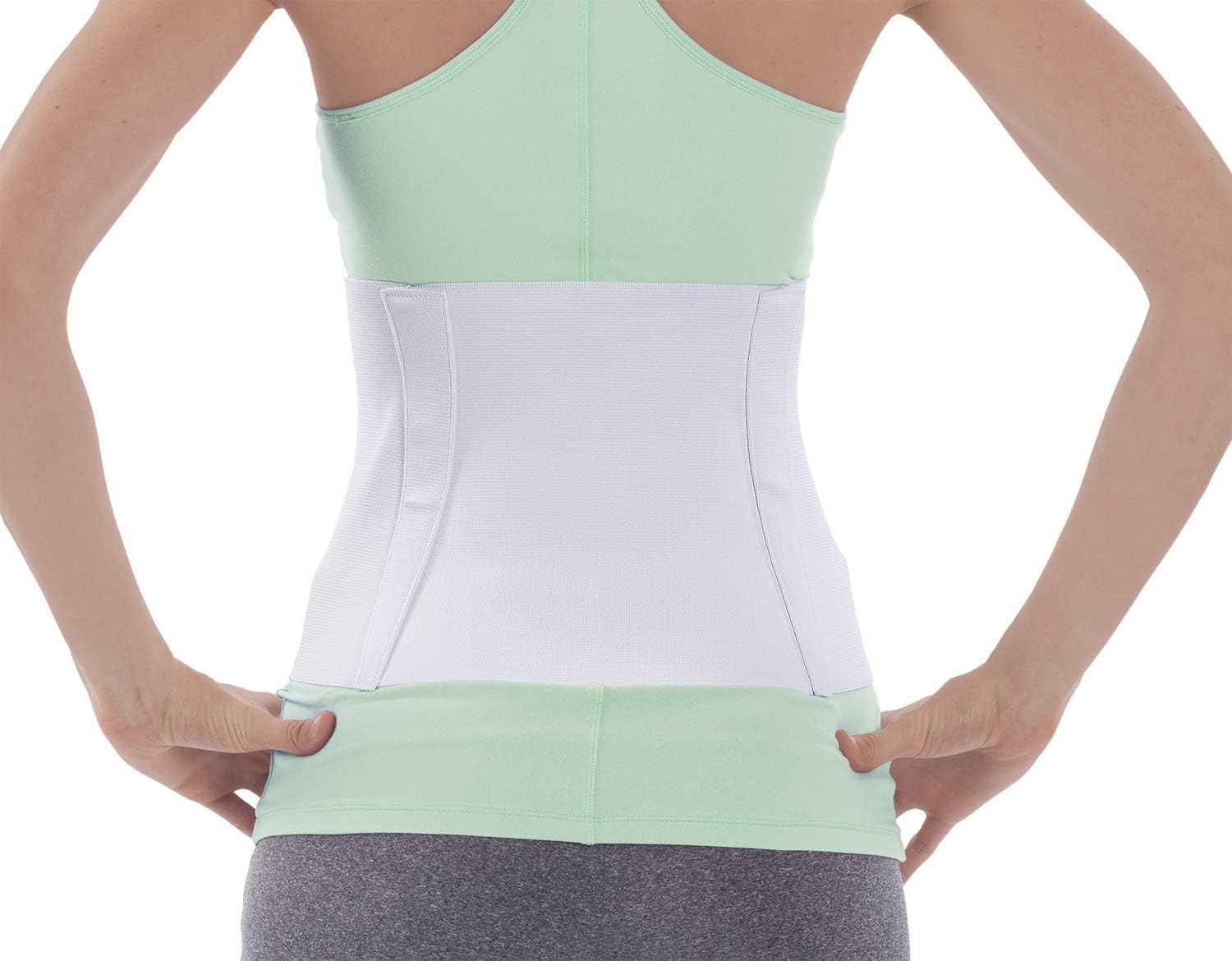 NYOrtho Tapered Abdominal Binder Firm Compression Wrap Breathable Stomach Support

