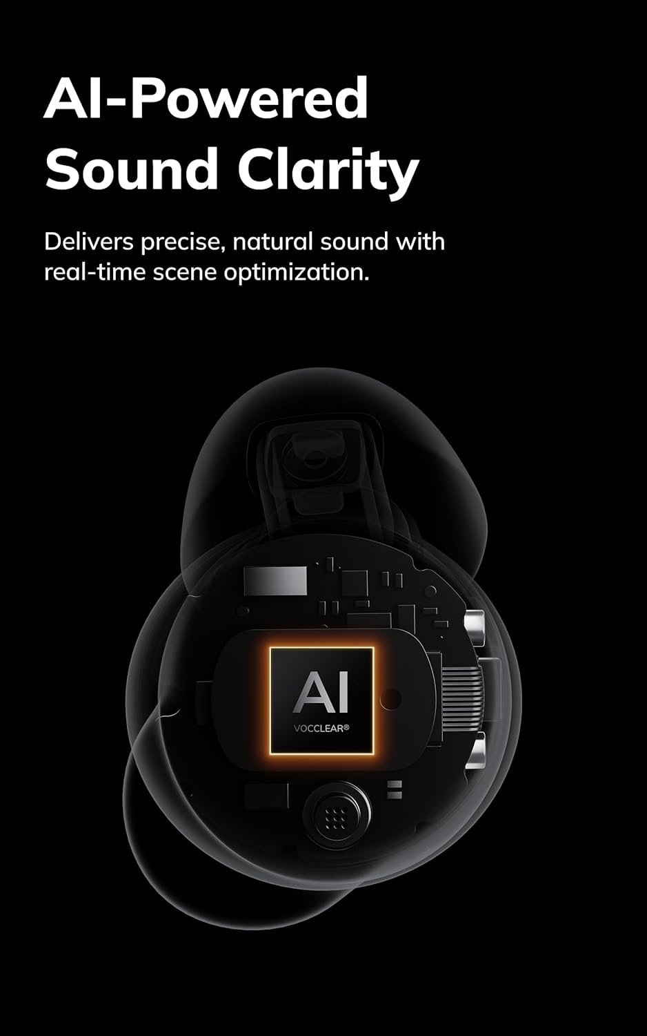 ELEHEAR Delight OTC Rechargeable Hearing Aids with AI Speech Enhancement, Bluetooth 5.3

