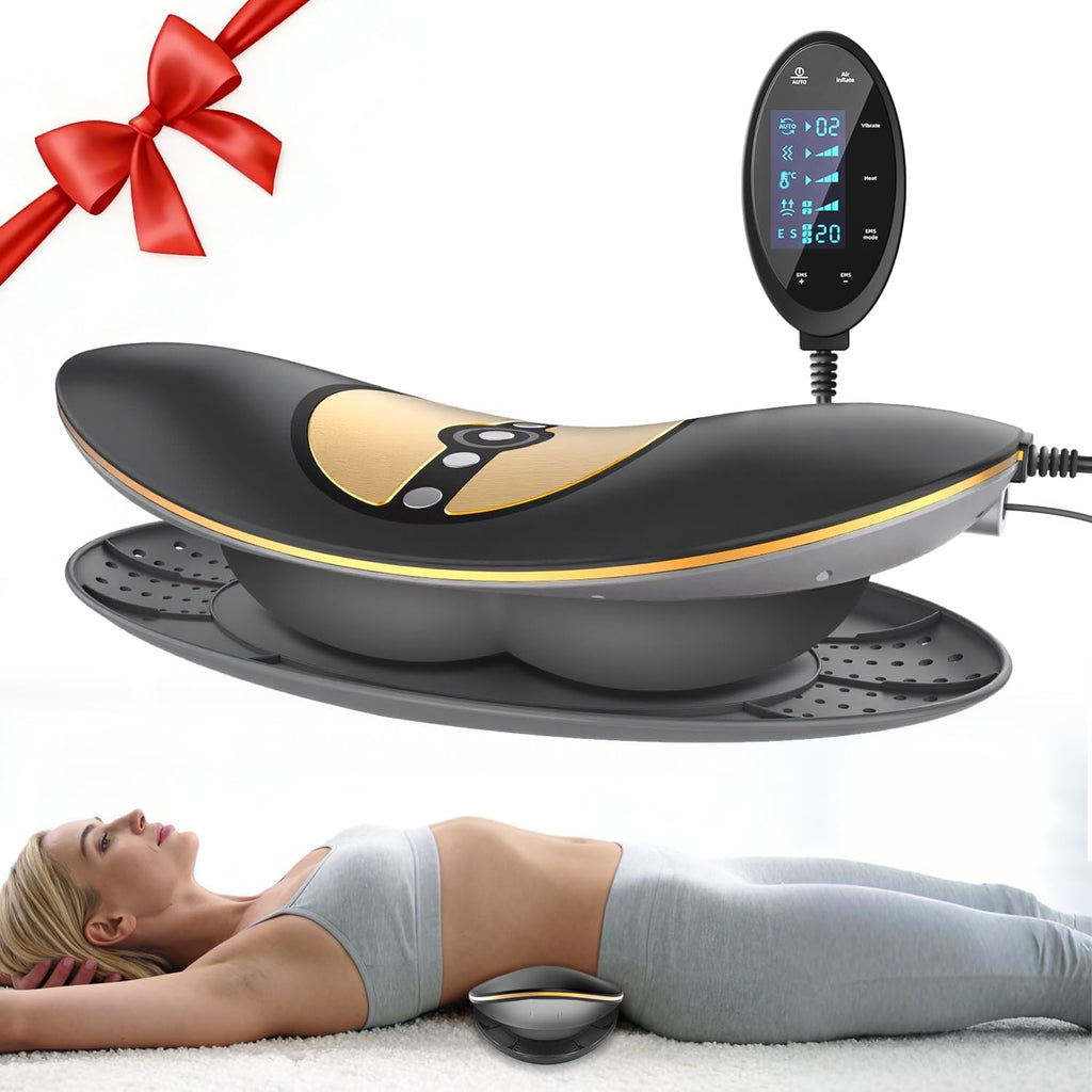 Zenopax 4-in-1 Electric Lumbar Traction Device, Adjustable Back Massager

