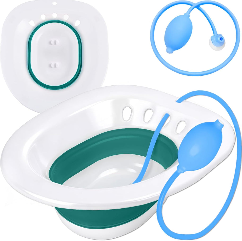 Pochik Sitz Bath for Toilet Seat, Hemorrhoid & Postpartum Perineal Soaking Kit

