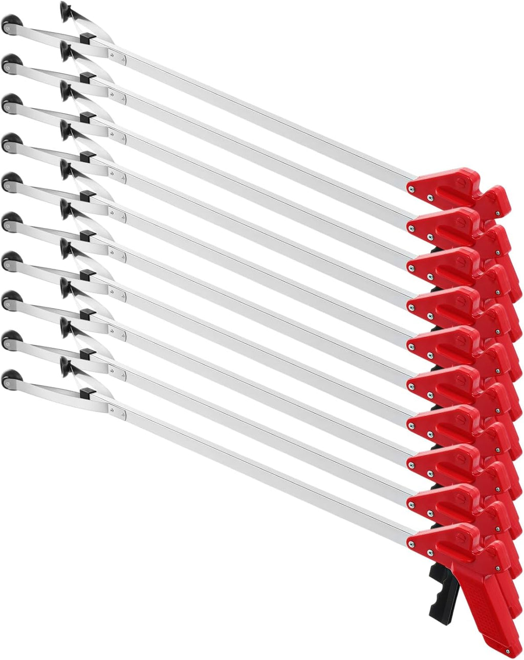 Sabary Suction Cup Reacher Grabber Tool, Non-slip Claw Trash Picker, 10-Pack

