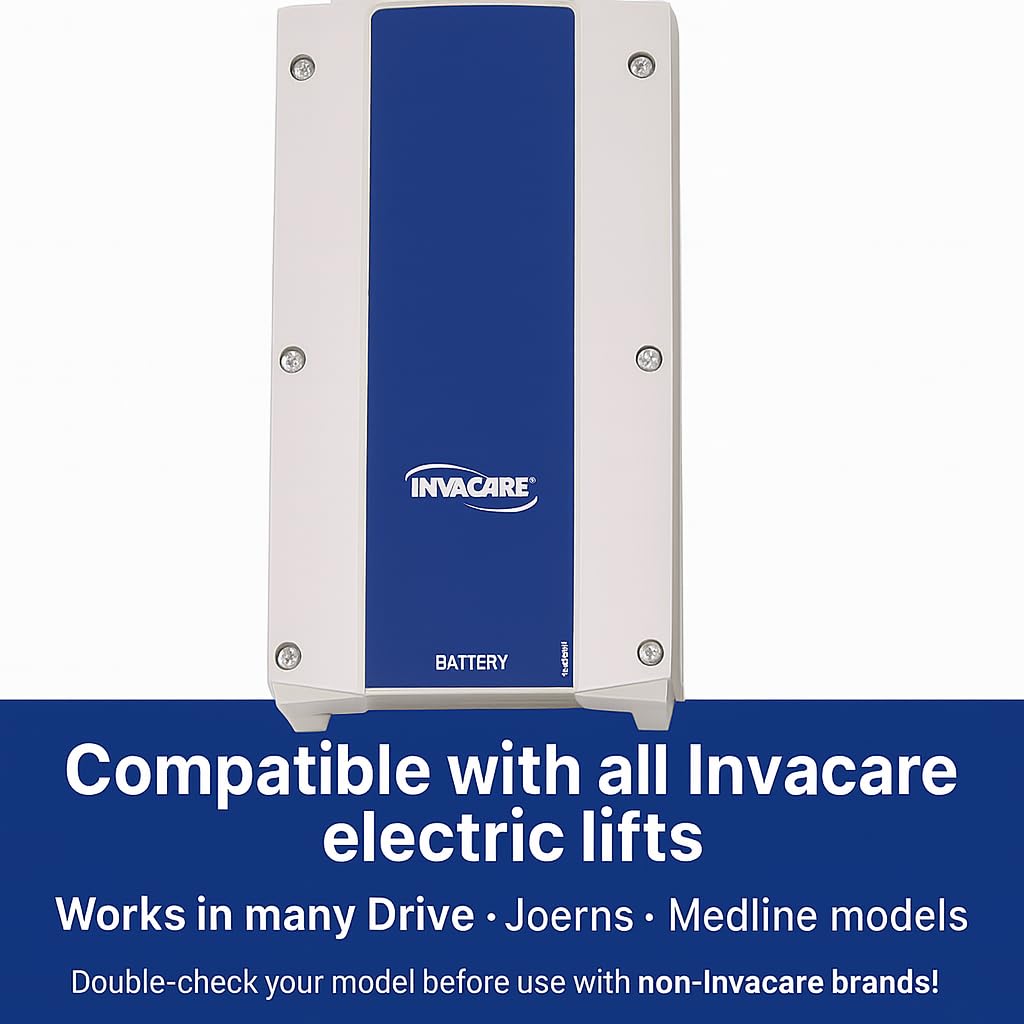 Invacare 24V Quick-Release Power Pack, Rechargeable Linak 1078276 for Electric Transfers

