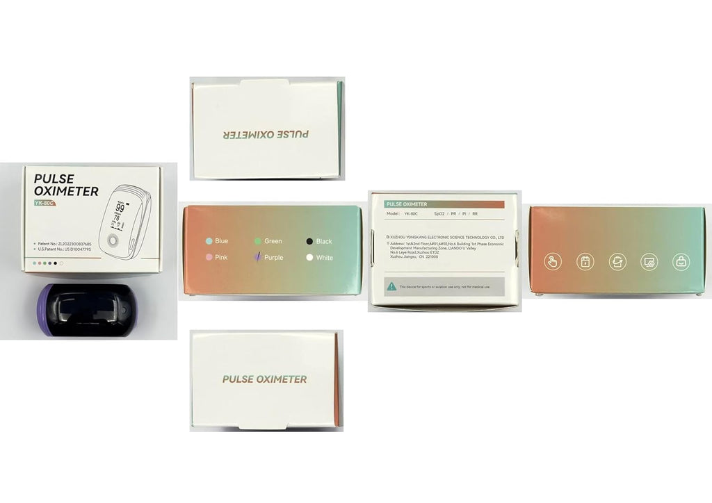 Fingertip Pulse Oximeter with SpO2, Pulse, PI & Respiration Rate, Rechargeable OLED

