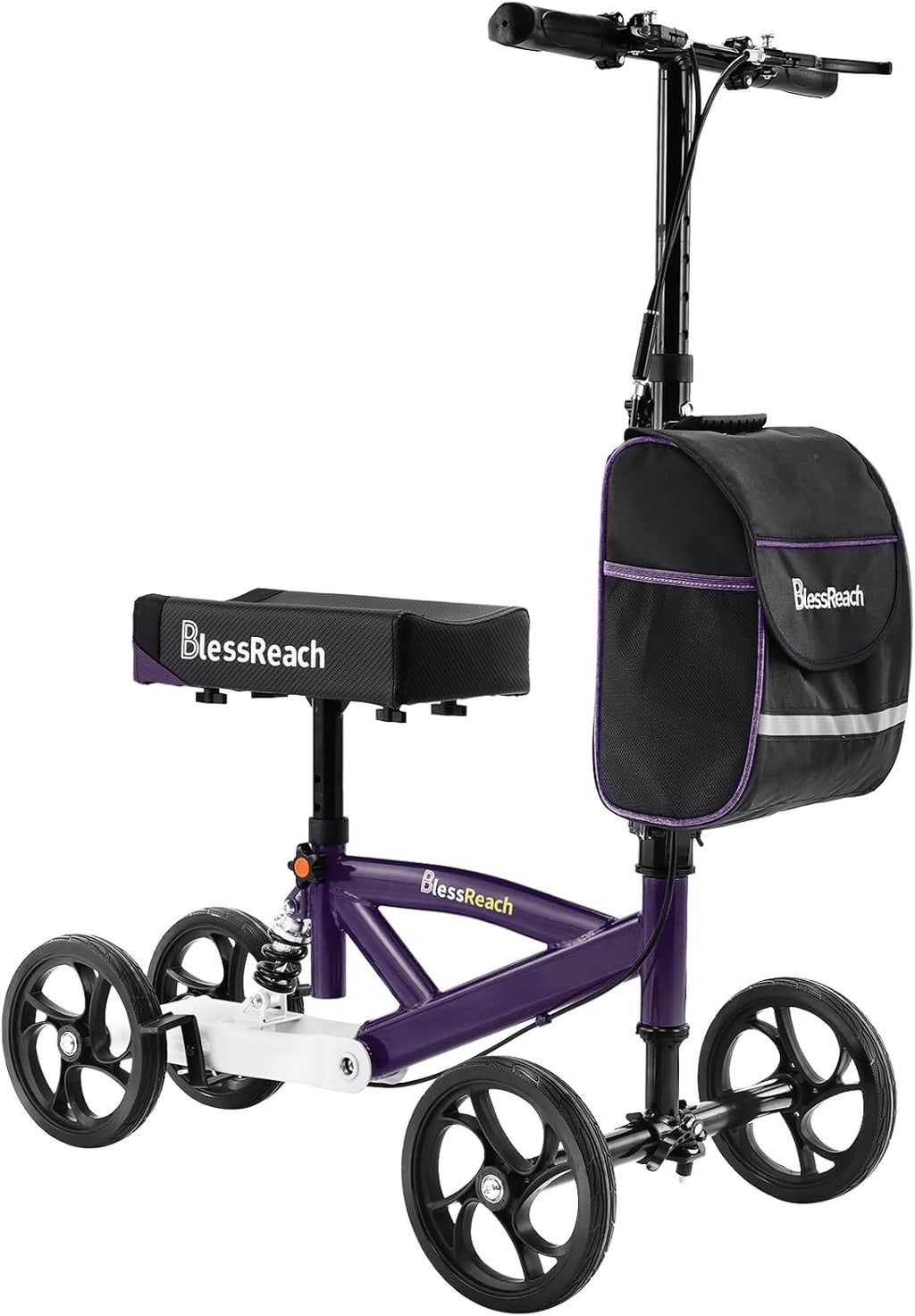 BlessReach Steerable Knee Walker Deluxe Medical Scooter for Foot and Ankle Injuries

