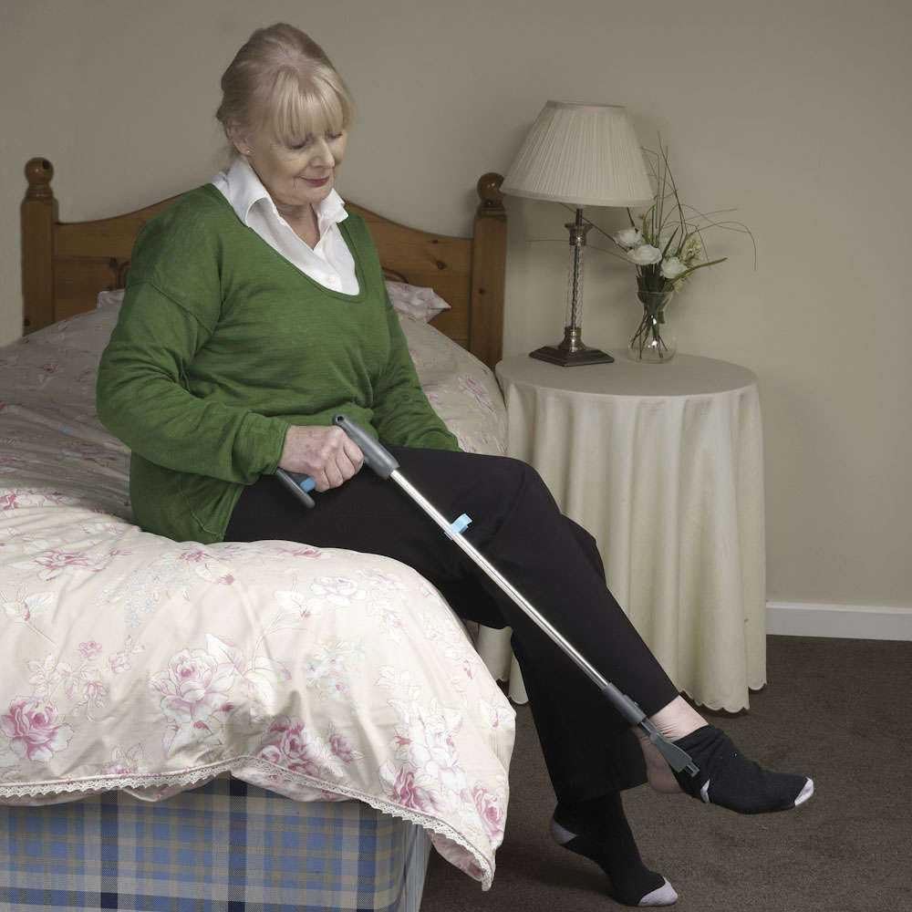 NRS Healthcare Combi Reacher Grabber Reaching Aid with Rotating Grabber and Magnet

