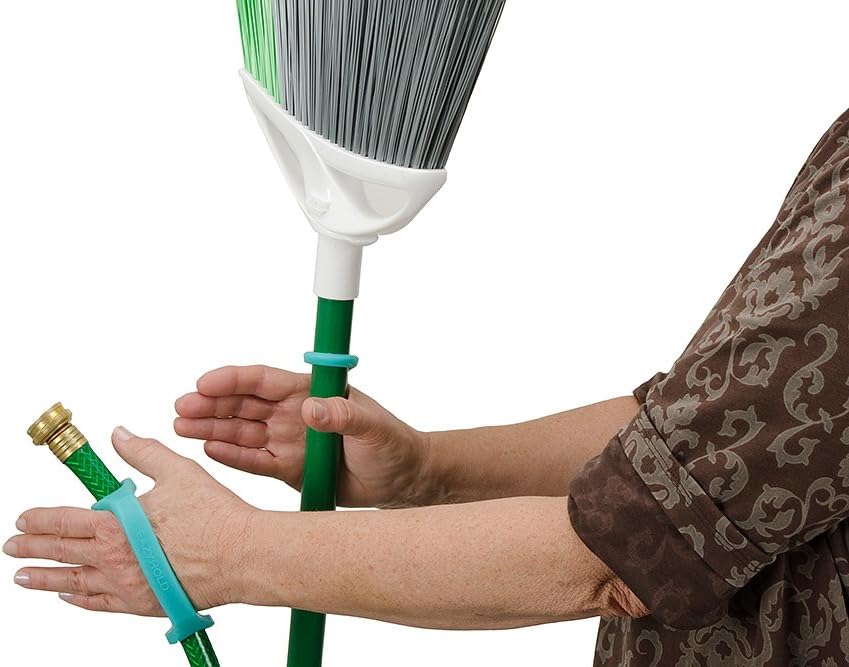 EazyHold Silicone Universal Cuff Aid for Limited Hand Grip, Adaptive Eating Spoon Fork Holder

