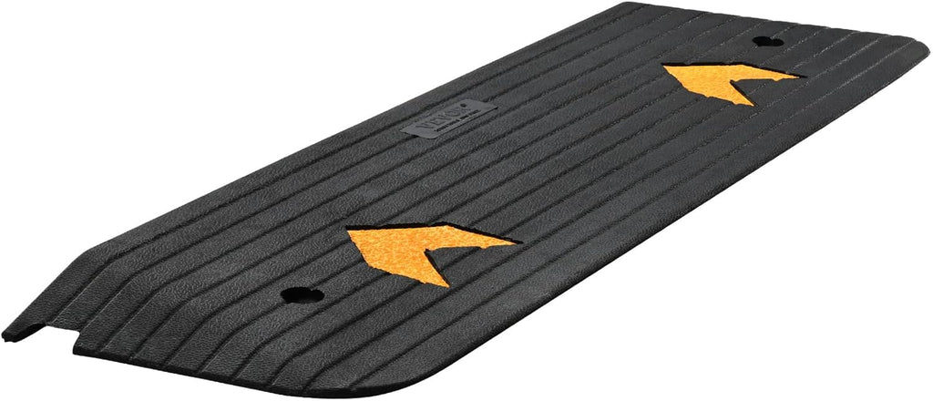 VEVOR Rubber Threshold Ramp for Wheelchairs and Scooters, Non-Slip Curb Ramp

