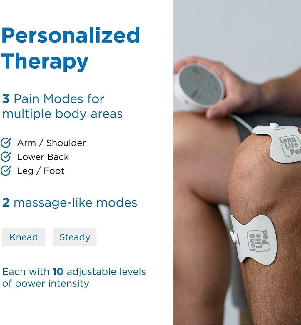 Omron Pocket Pain Pro TENS Unit Muscle Stimulator for Portable Electric Pain Relief

