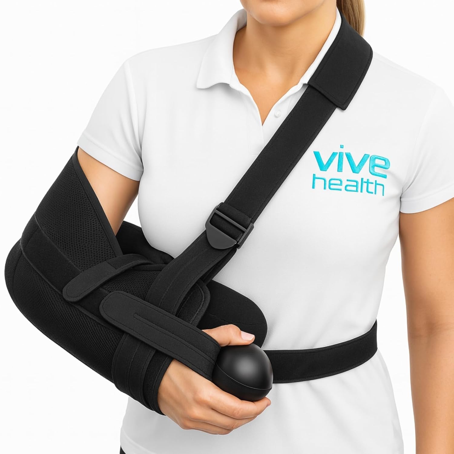 Vive Shoulder Abduction Sling Immobilizer with Abduction Pillow, Arm Support

