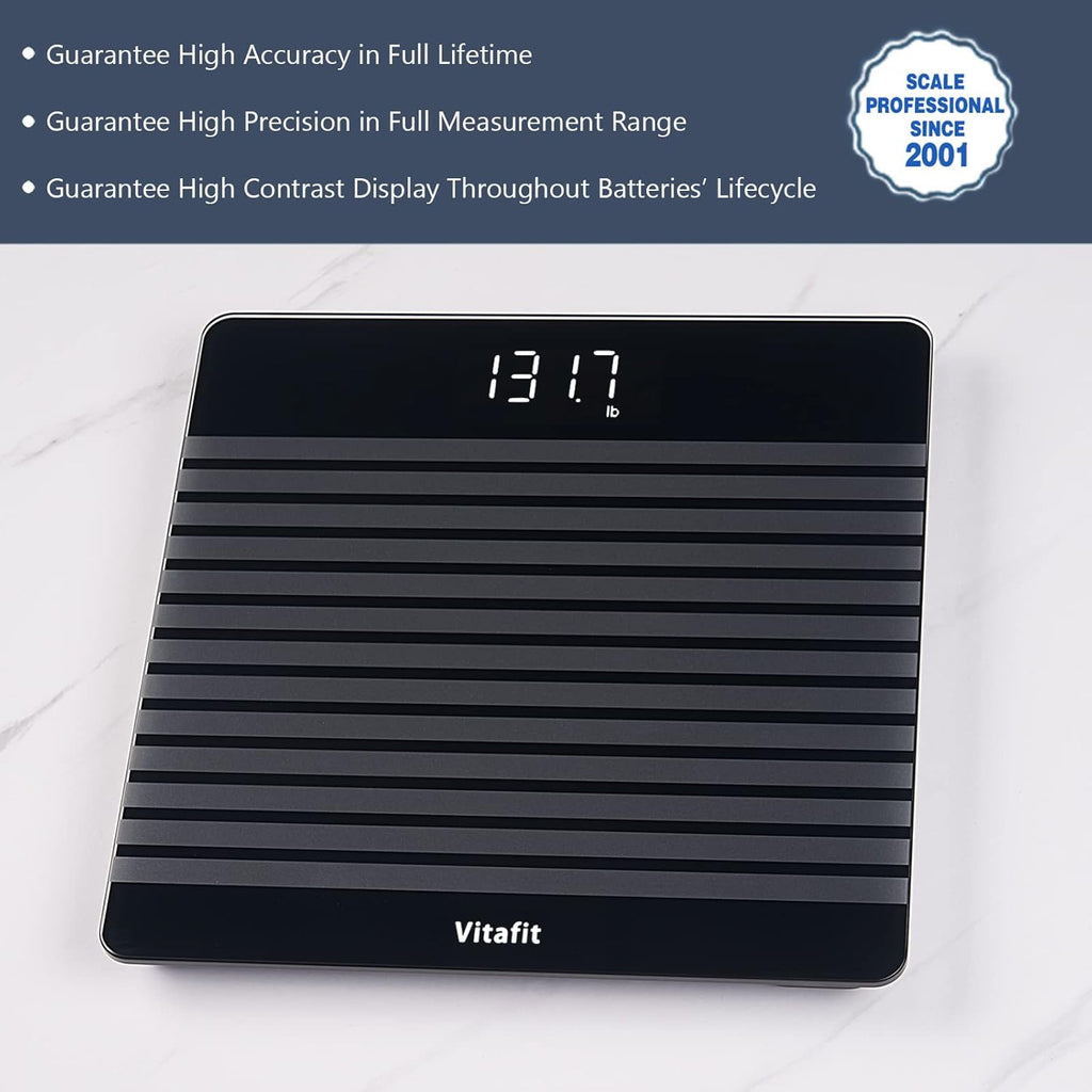 Vitafit Anti-Slip Smart Digital Bathroom Scale with BMI and App

