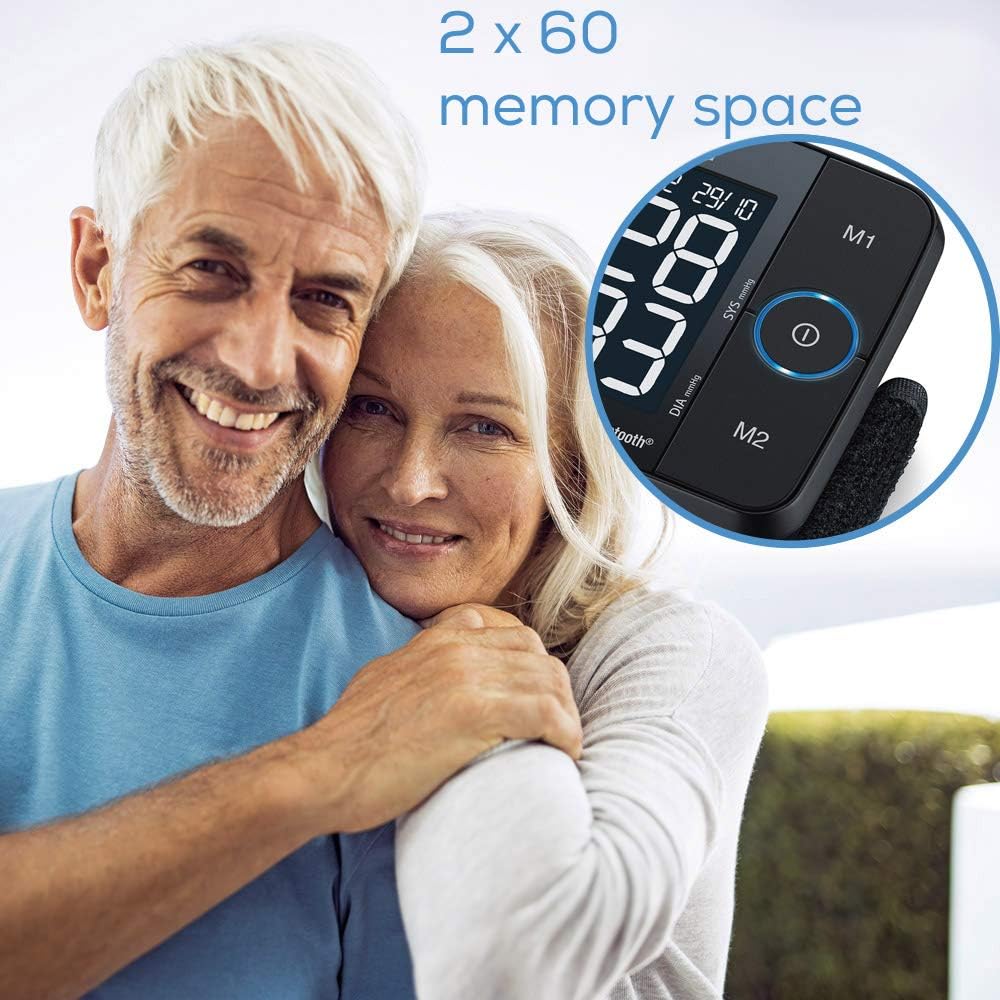 Beurer BC54 Wrist Blood Pressure Monitor with Bluetooth, Irregular Heartbeat, Display

