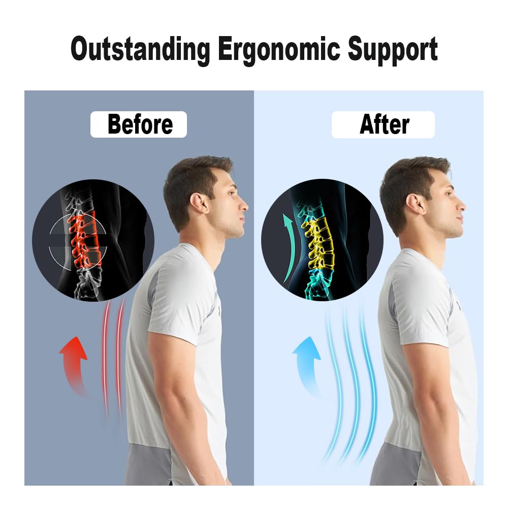 YAHA Back Brace Lumbar Support Belt with Lumbar Pad and 7 Stays for Lower Back Pain

