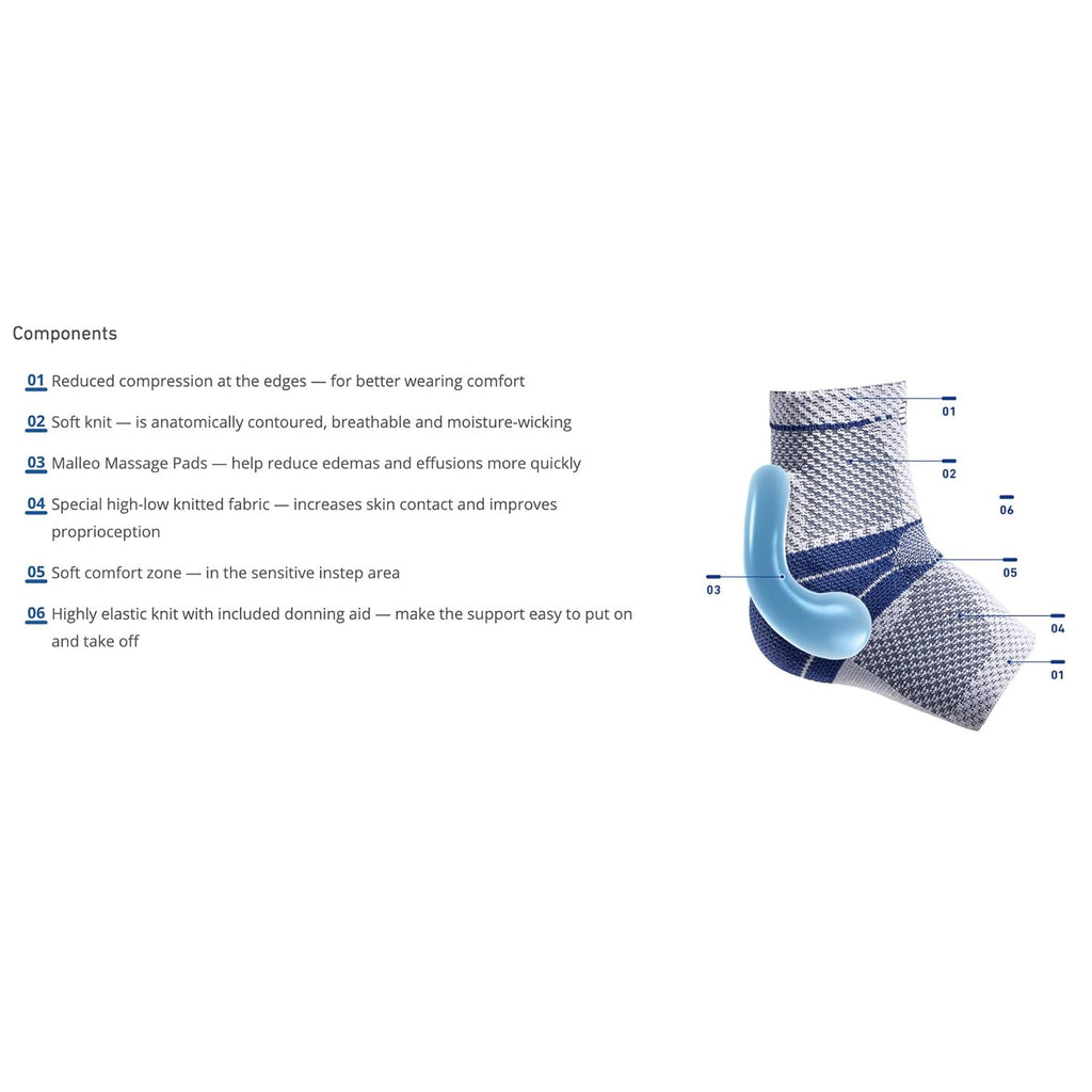 Bauerfeind MalleoTrain Ankle Support Brace Stabilizing Compression Knit

