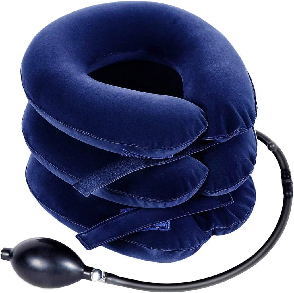Cervical Neck Traction Device Inflatable Adjustable Neck Stretcher Support Brace


