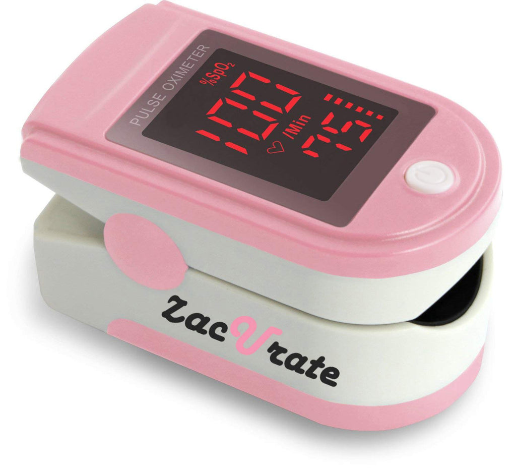 Zacurate Pro Series 500DL Fingertip Pulse Oximeter with Silicone Cover, Batteries & Lanyard

