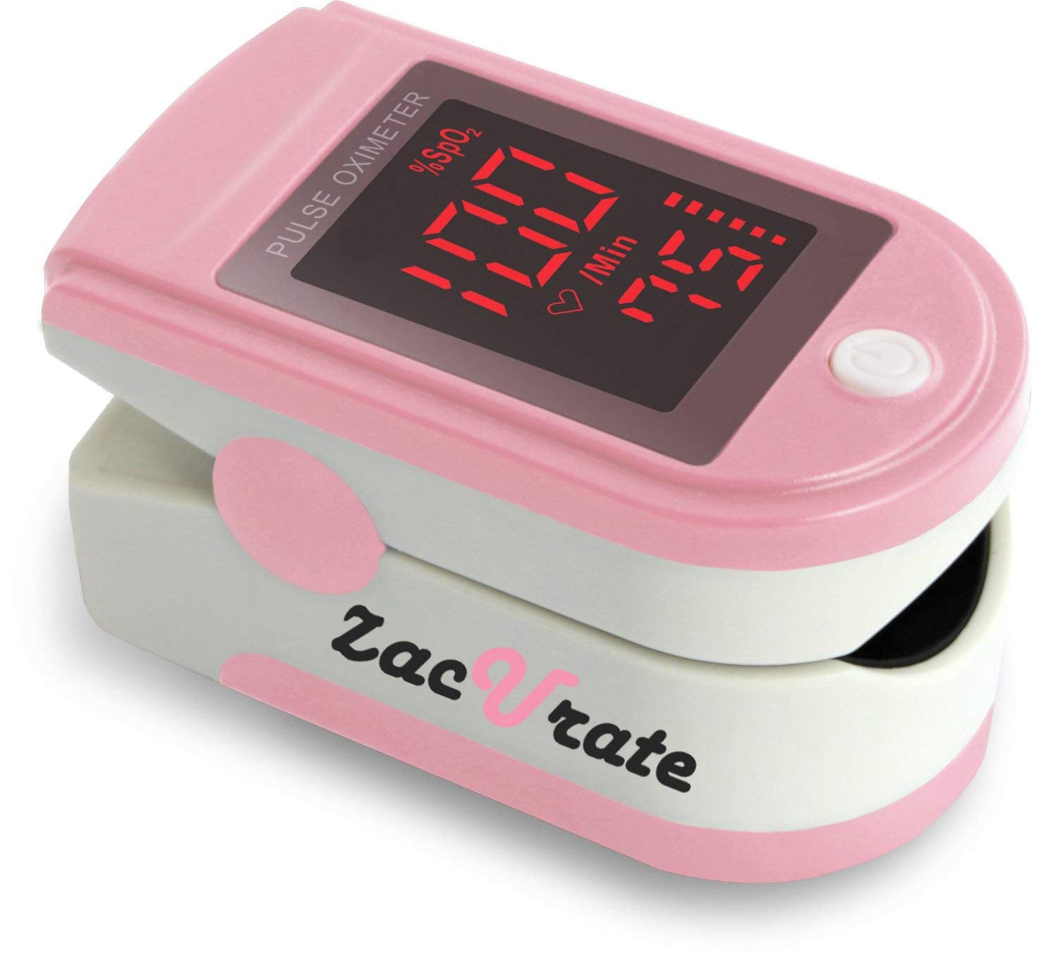 Zacurate Pro Series 500DL Fingertip Pulse Oximeter with Silicone Cover, Batteries & Lanyard


