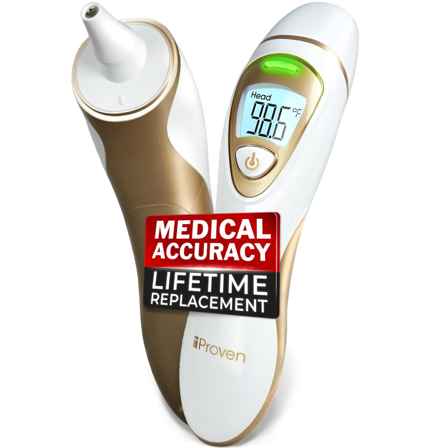 iProvèn Pro Series Ear and Forehead Thermometer, Digital for Adults and Kids


