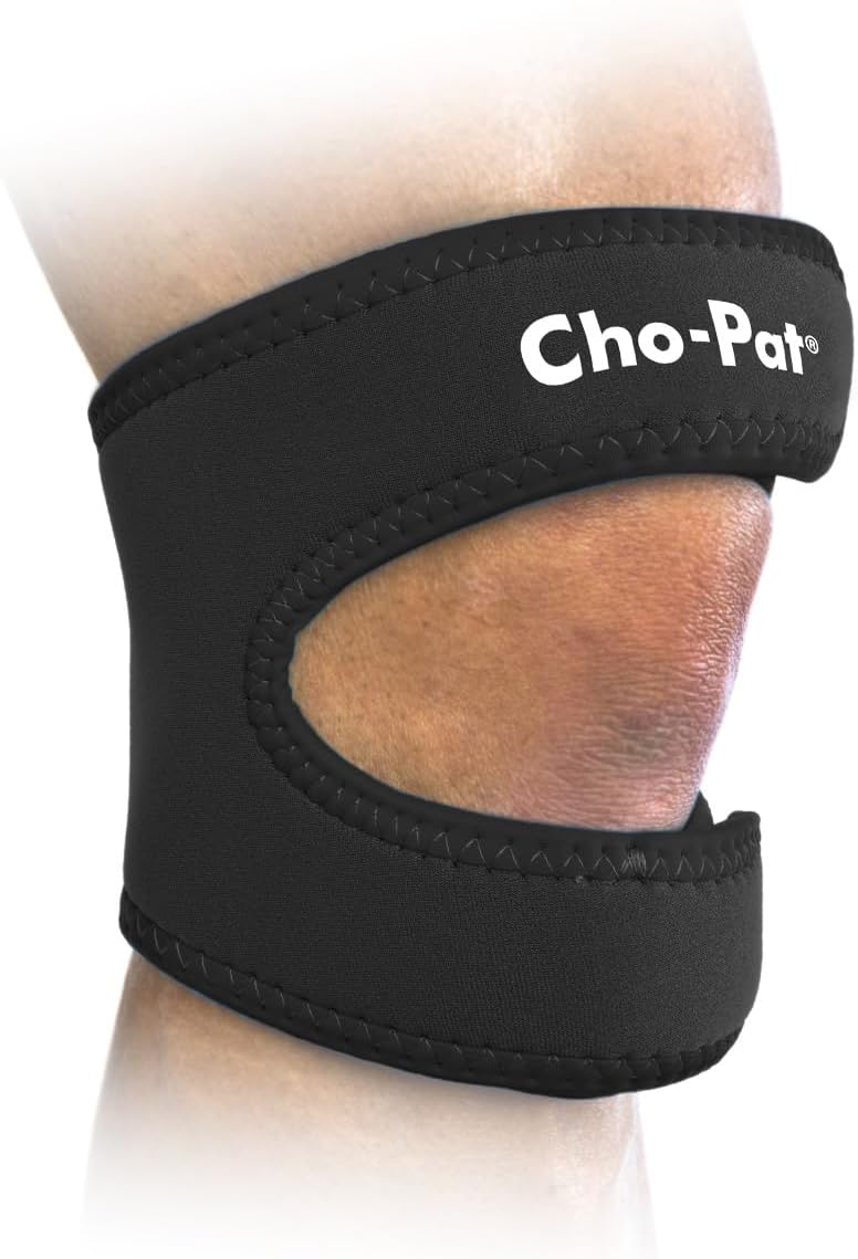 Cho-Pat Dual Action Double-Layer Adjustable Knee Strap for Patellar Tendon Pain

