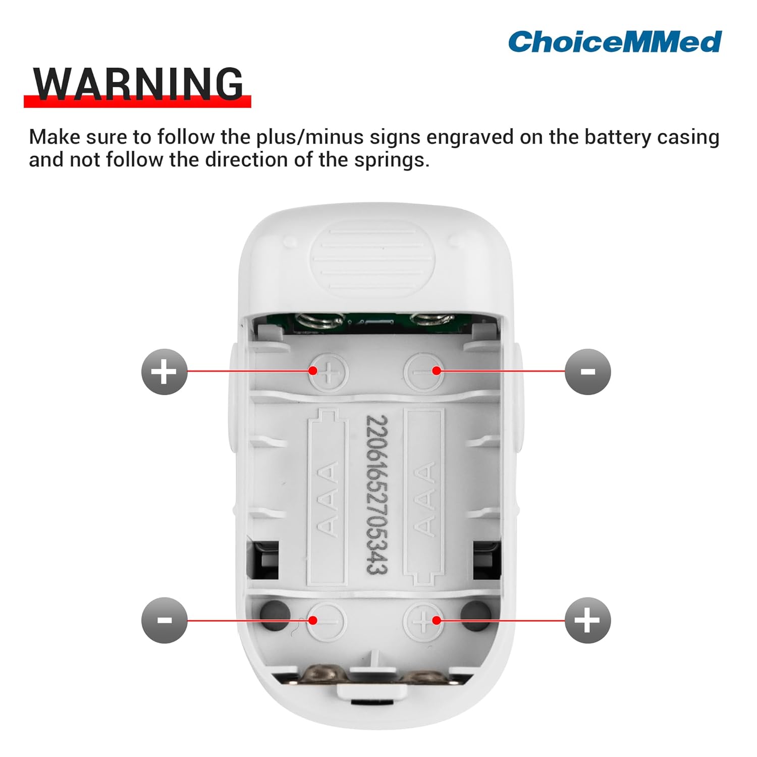 ChoiceMMed Finger Pulse Oximeter Oxygen Monitor with LED Display and Carry Pouch

