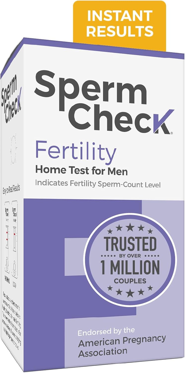 SpermCheck Fertility Home Sperm Count Test Kit for Men, At-Home Results


