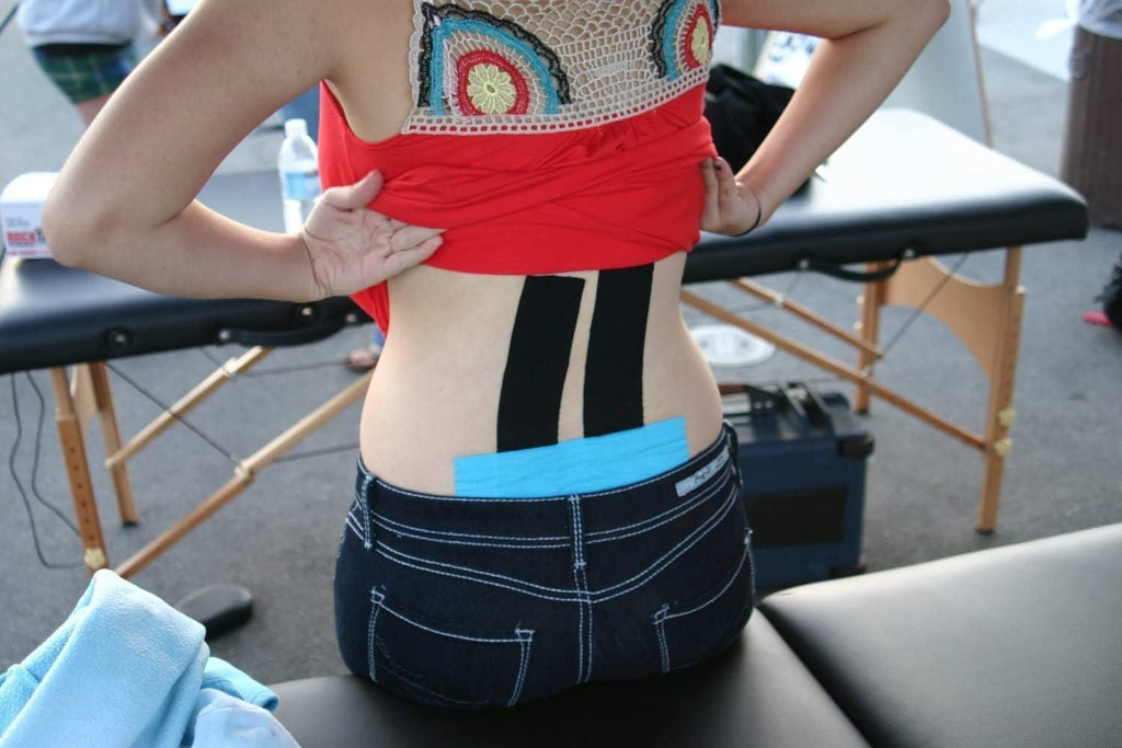 RockTape H2O Kinesiology Tape for Muscle Pain Relief, Injury Recovery

