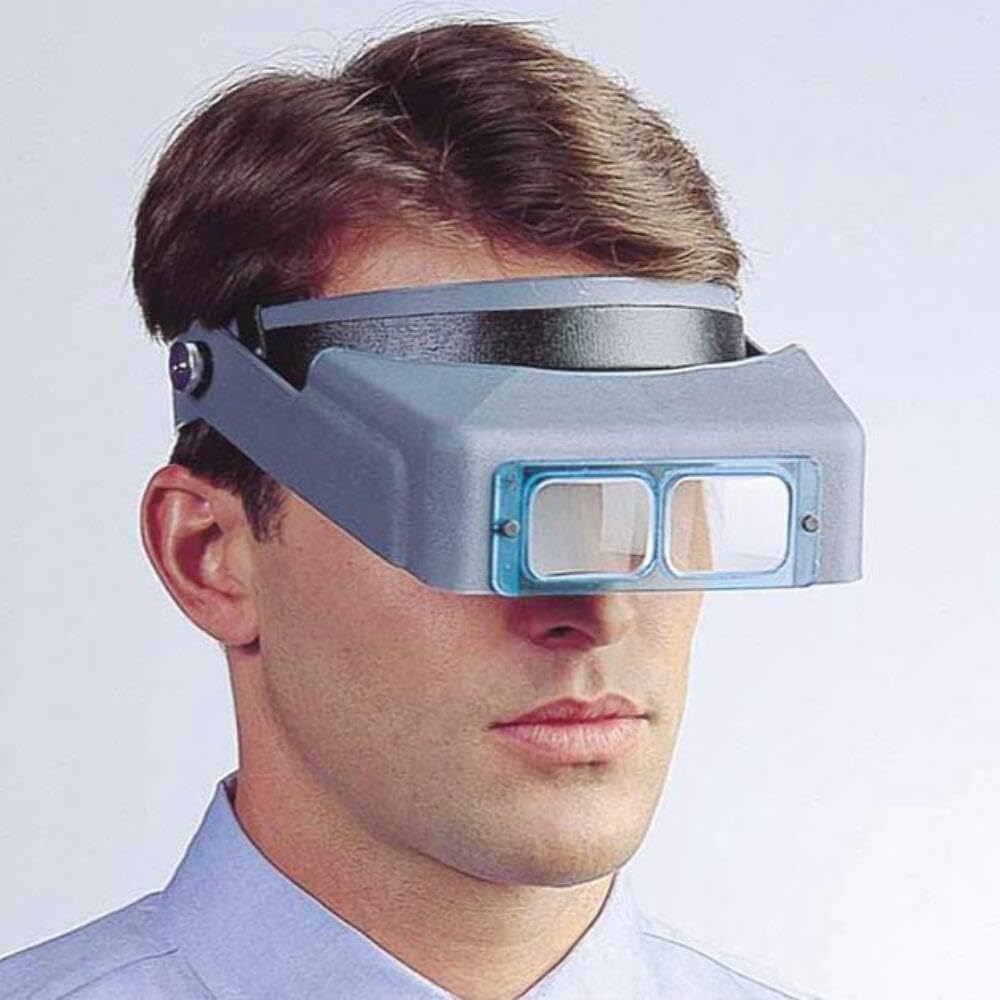 Donegan DA-5 OptiVisor Headband Magnifier with Optical Glass Prismatic Lenses

