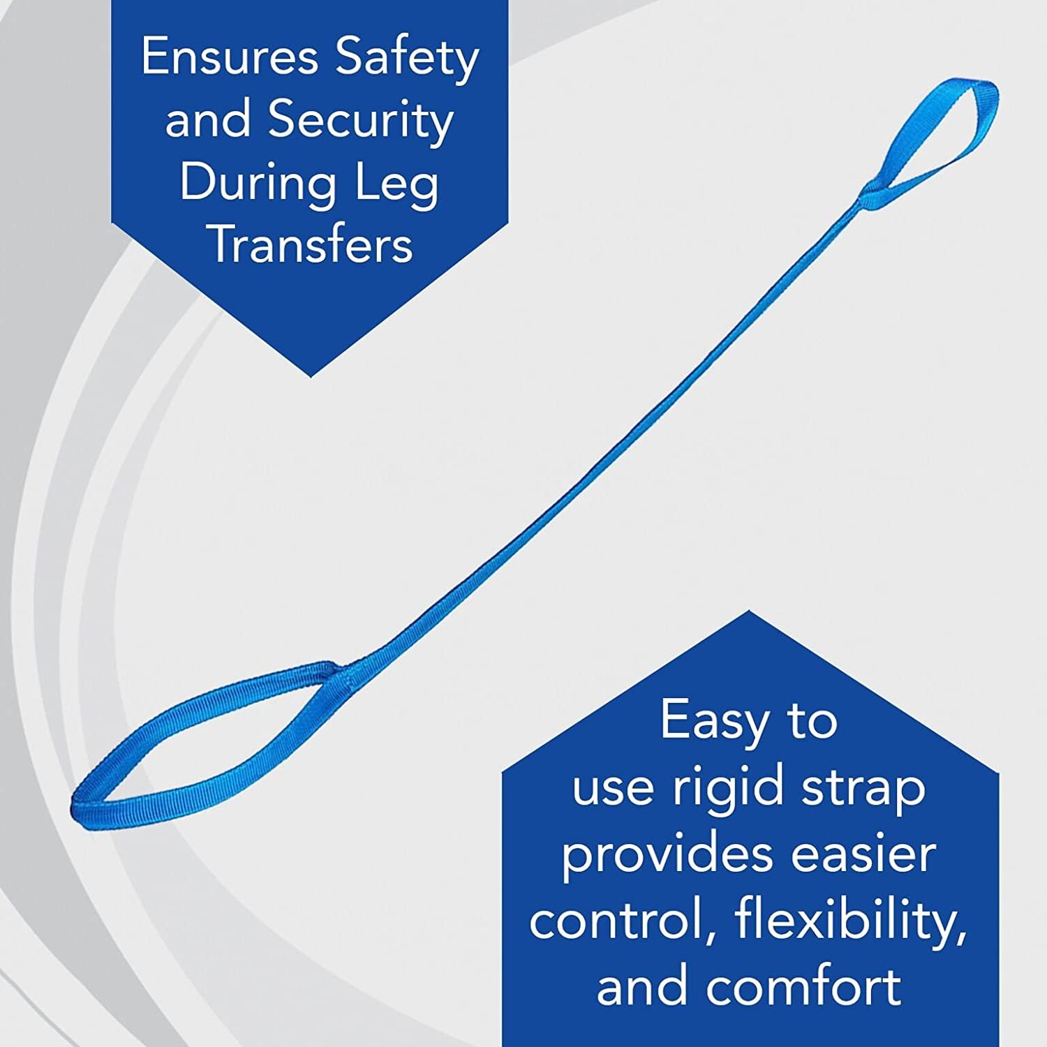 Sammons Preston Leg Lifter Strap with Webbed Loops for Hand and Foot

