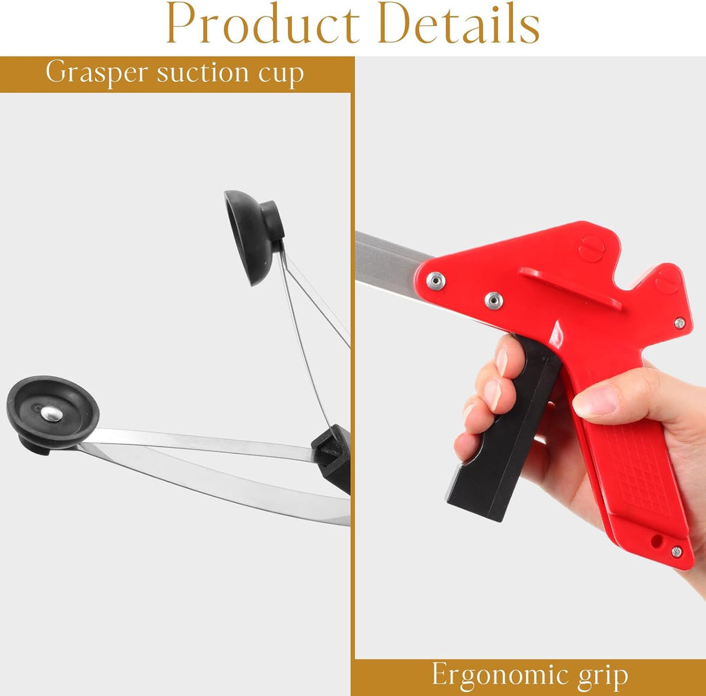 Sabary Suction Cup Reacher Grabber Tool, Non-slip Claw Trash Picker, 10-Pack

