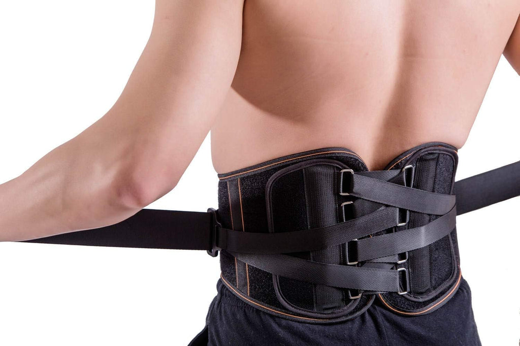 King of Kings Lumbar Back Brace Pain Relief Pulley System Adjustable Support Belt

