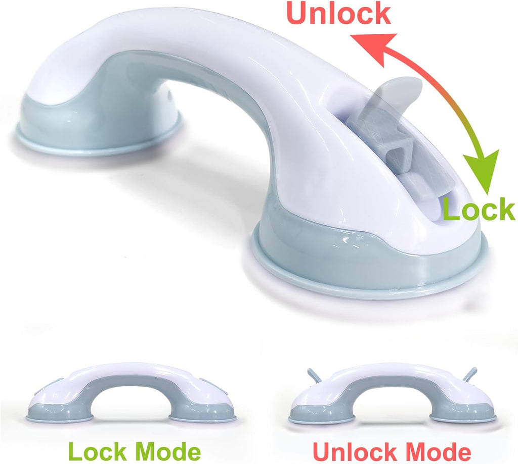 AirTight Grab Bar for Shower, ADA Compliant Suction Safety Handle for Seniors

