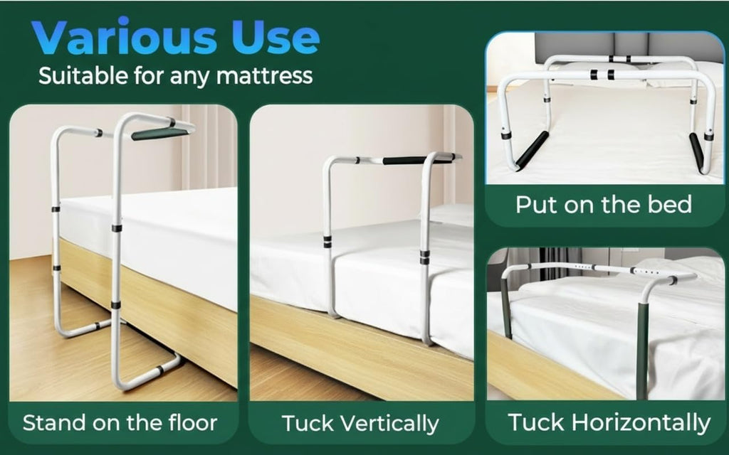 Bed Blanket Lifter Foot Bed Cradle Adjustable Height Carbon Steel Leg Recovery Strap

