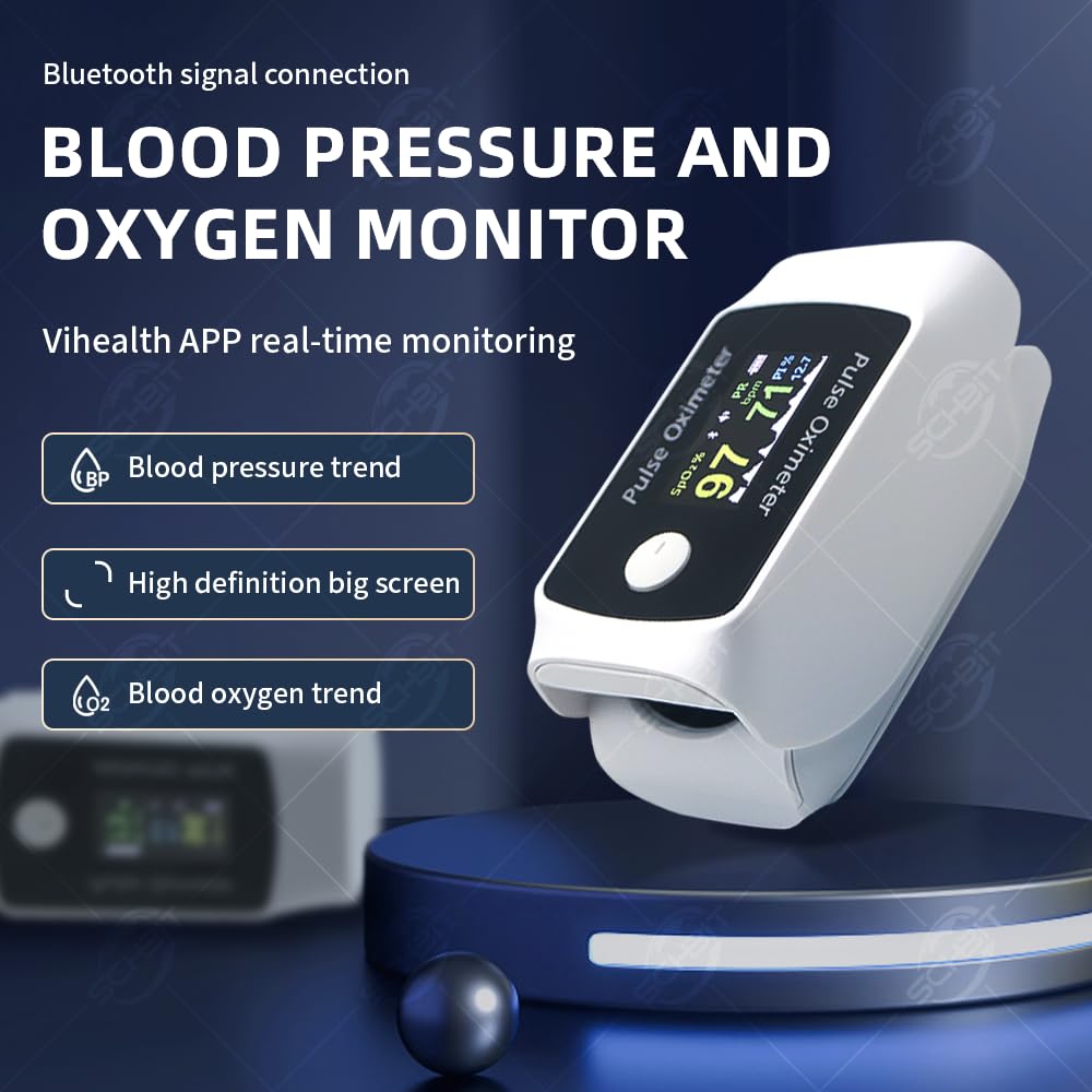 Portable Fingertip Pulse Oximeter and Non-Invasive Blood Pressure Monitor

