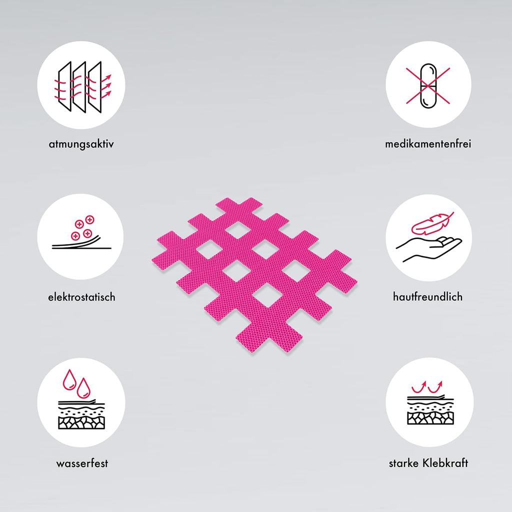 Kintex Cross Tape Acupuncture Trigger Point Grid Plaster

