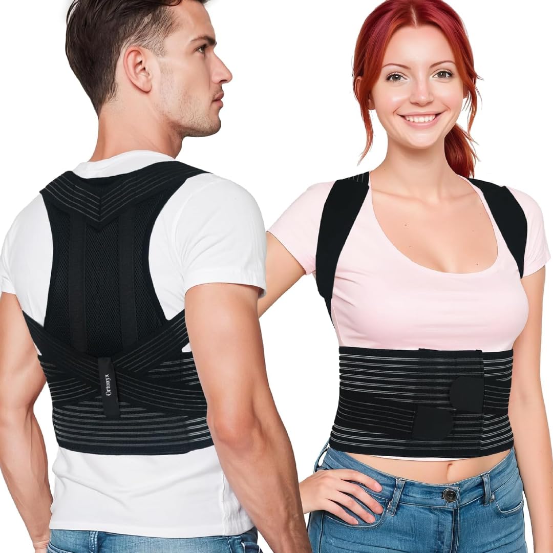 ORTONYX Back Brace Posture Corrector with Clavicle and Shoulder Support

