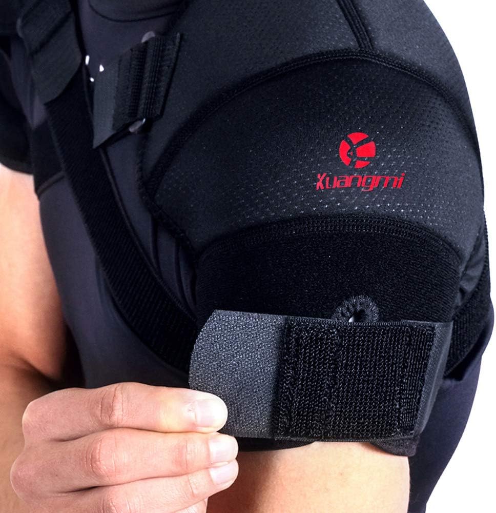 Kuangmi Double Shoulder Support Brace Neoprene Wrap Strap Protector

