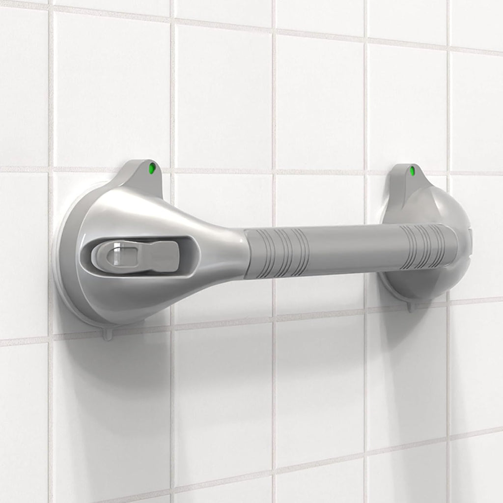 Suction Shower Grab Bar with Indicators, Tool-Free Installation, Balance Assist Handle


