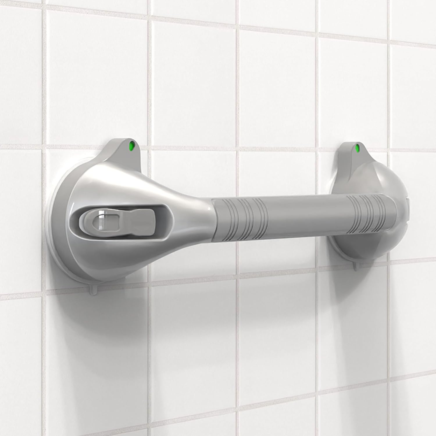Suction Shower Grab Bar with Indicators, Tool-Free Installation, Balance Assist Handle

