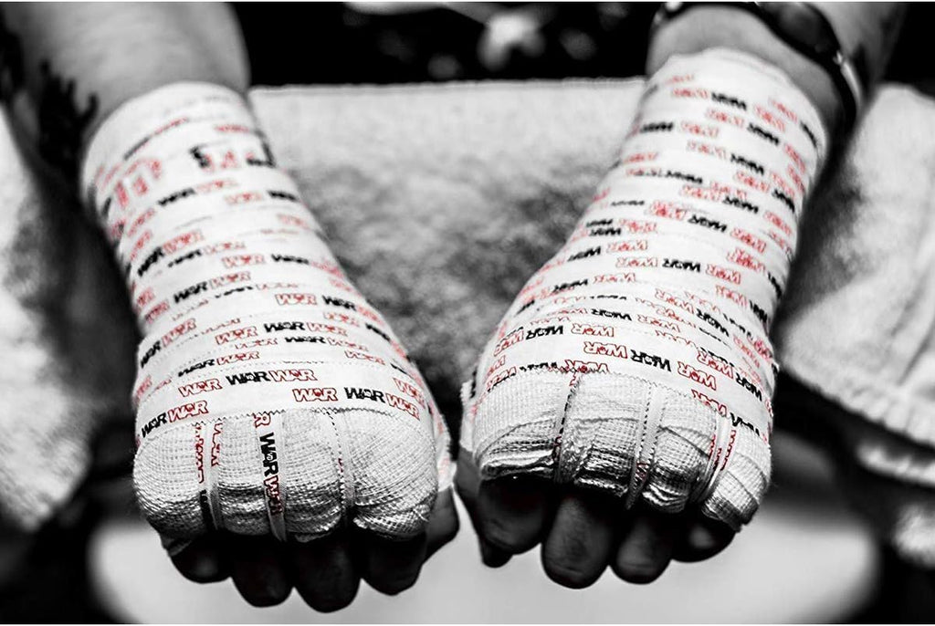 WAR Tape EZ Rip Athletic Medical Sports Tape, No Sticky Residue, 30 ft Roll

