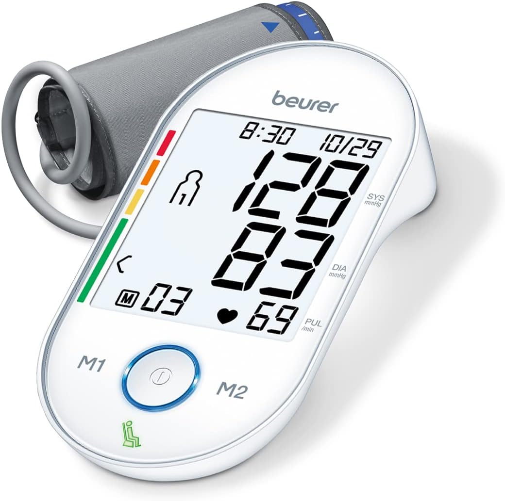 Beurer Upper Arm Blood Pressure Monitor with XL Backlit Display and Rest Indicator

