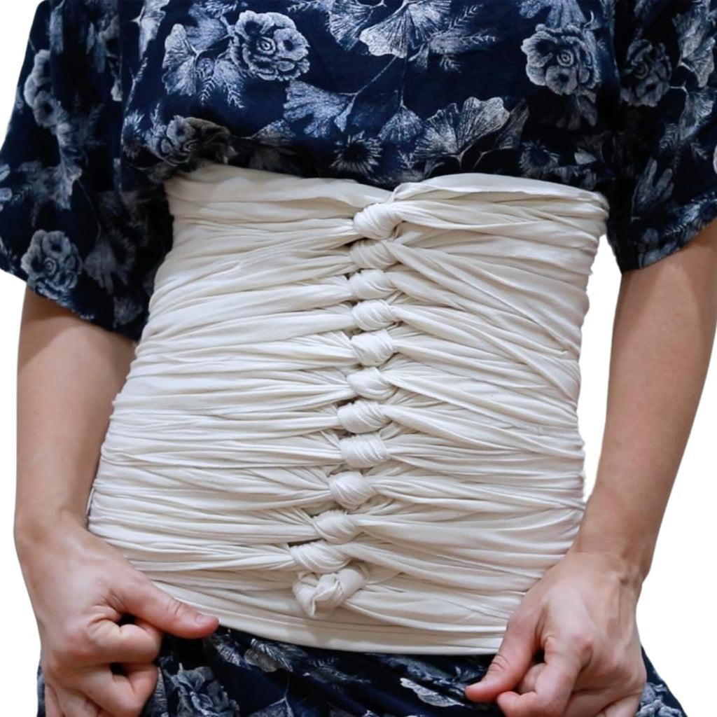 SageAbay Bengkung Belly Binding Wrap Organic Cotton Postpartum Belly Band

