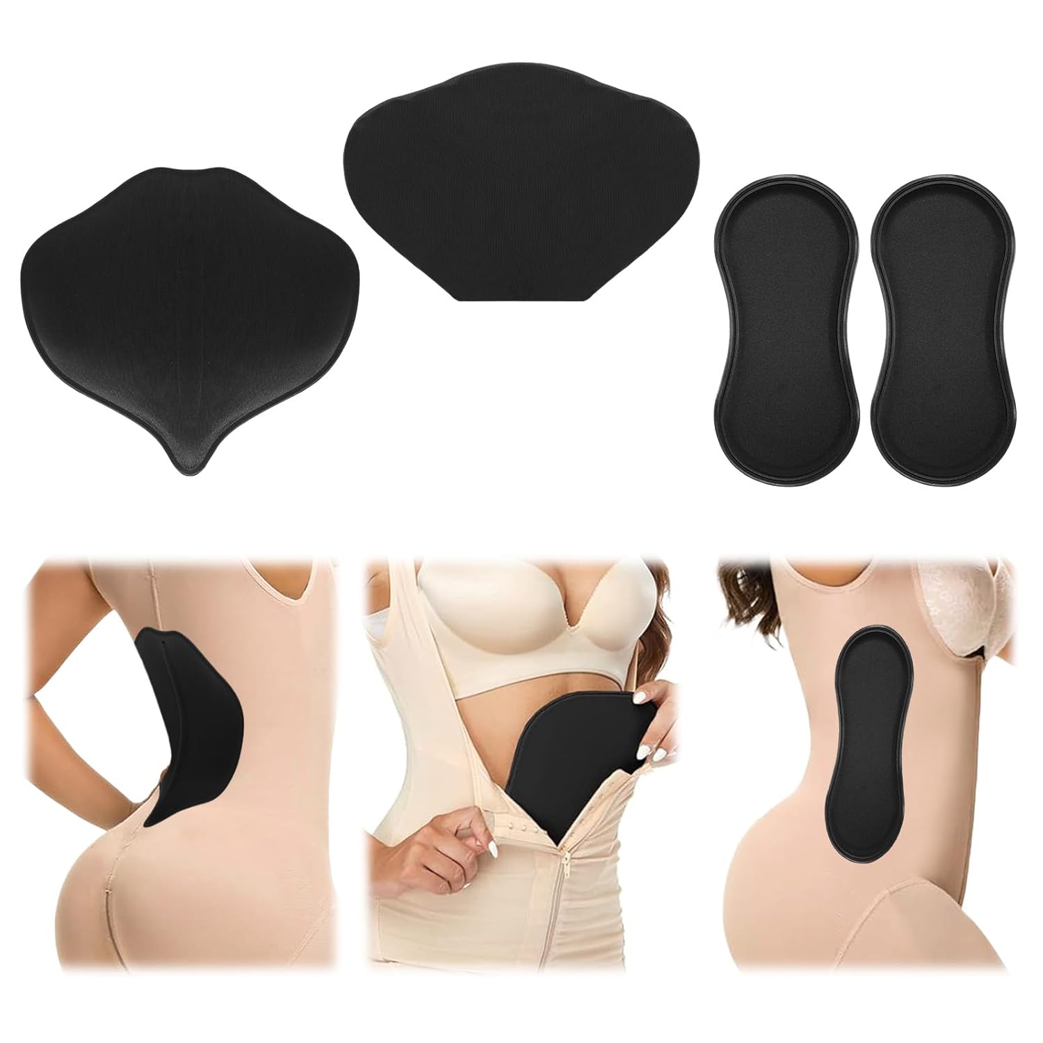 Lyreh Lipo Foam Abdominal & Lumbar Compression Boards Set for Post-Liposuction

