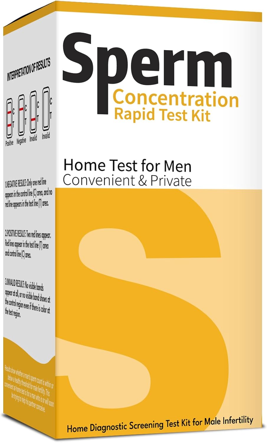 Trak Plus Male Fertility Home Test Kit for Semen Analysis

