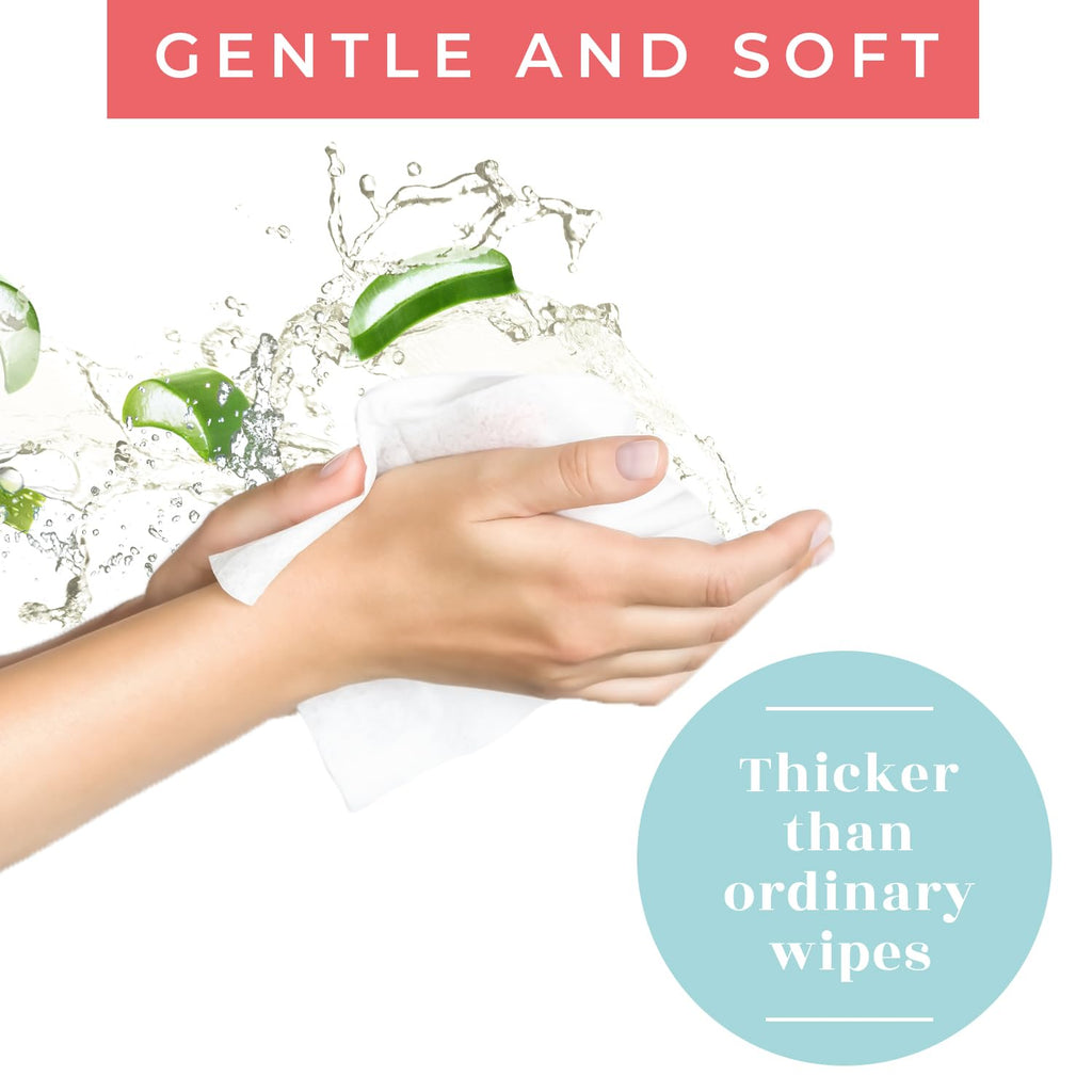 PiPA MiNT XL Bath Wipes for Adults No-Rinse Body & Face Cleansing 140 Wipes

