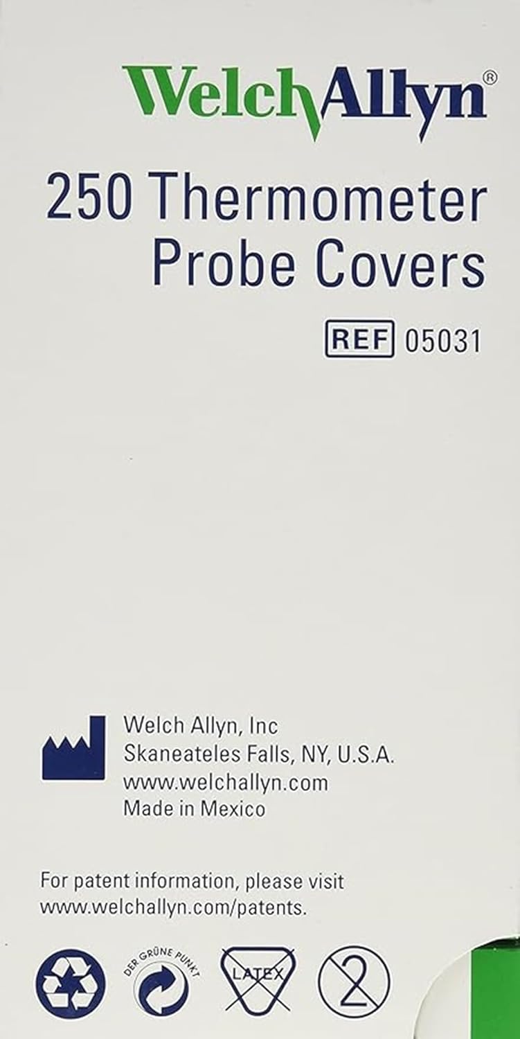 Welch Allyn SureTemp Plus disposable oral probe covers for digital thermometers, 1000

